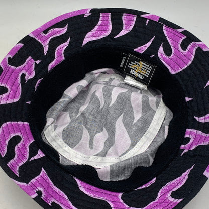 【中古品】【メンズ/レディース】 CHALLENGER チャレンジャー 25SS FIRE HAT ファイアー ハット 帽子 185-260901-ya-17-izu サイズ：L カラー：パープル×ブラック 万代Net店