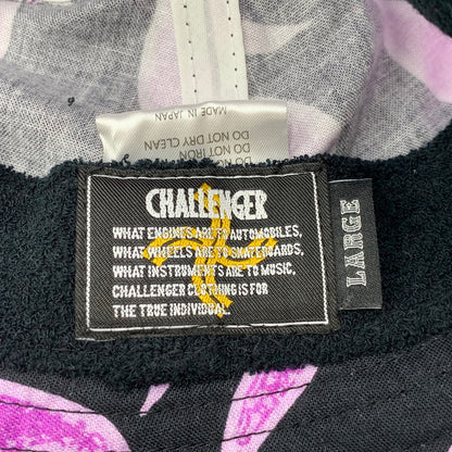 【中古品】【メンズ/レディース】 CHALLENGER チャレンジャー 25SS FIRE HAT ファイアー ハット 帽子 185-260901-ya-17-izu サイズ：L カラー：パープル×ブラック 万代Net店