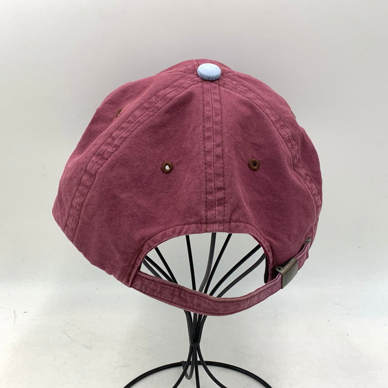 【中古品】【メンズ/レディース】 CHALLENGER チャレンジャー LOGO SPIDER CAP ロゴ スパイダー キャップ 帽子 185-260901-ya-14-izu サイズ：F カラー：バーガンディー×ブルー系 万代Net店