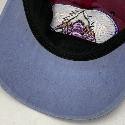 【中古品】【メンズ/レディース】 CHALLENGER チャレンジャー LOGO SPIDER CAP ロゴ スパイダー キャップ 帽子 185-260901-ya-14-izu サイズ：F カラー：バーガンディー×ブルー系 万代Net店