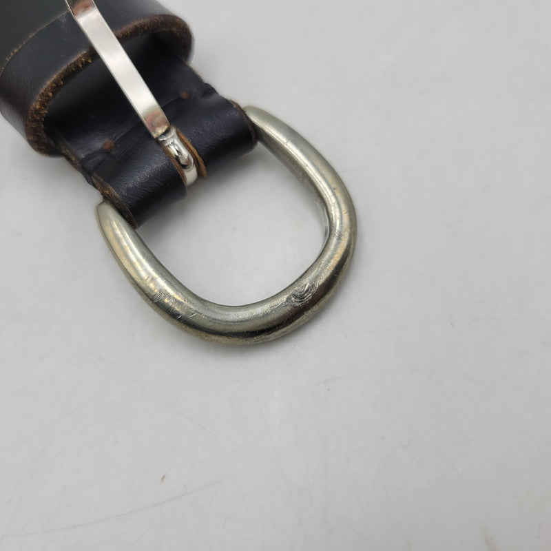 【中古品】【メンズ/レディース】 OVY オヴィー × DECI デシ BRIDLE STUDS NARROW BELT ブライドル スタッズ ナロー ベルト 205-260902-as-19-izu カラー：ブラック 万代Net店