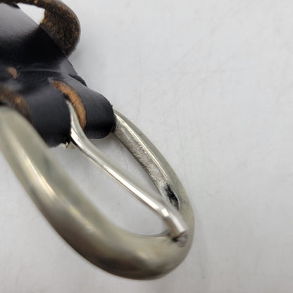 【中古品】【メンズ/レディース】 OVY オヴィー × DECI デシ BRIDLE STUDS NARROW BELT ブライドル スタッズ ナロー ベルト 205-260902-as-19-izu カラー：ブラック 万代Net店