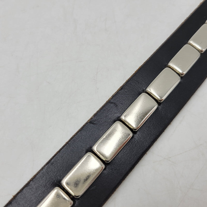 【中古品】【メンズ/レディース】 OVY オヴィー × DECI デシ BRIDLE STUDS NARROW BELT ブライドル スタッズ ナロー ベルト 205-260902-as-19-izu カラー：ブラック 万代Net店