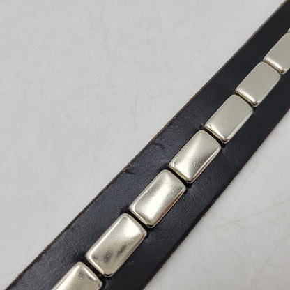 【中古品】【メンズ/レディース】 OVY オヴィー × DECI デシ BRIDLE STUDS NARROW BELT ブライドル スタッズ ナロー ベルト 205-260902-as-19-izu カラー：ブラック 万代Net店