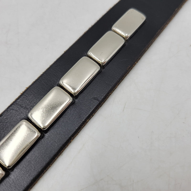 【中古品】【メンズ/レディース】 OVY オヴィー × DECI デシ BRIDLE STUDS NARROW BELT ブライドル スタッズ ナロー ベルト 205-260902-as-19-izu カラー：ブラック 万代Net店