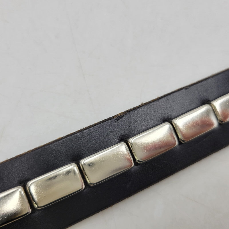 【中古品】【メンズ/レディース】 OVY オヴィー × DECI デシ BRIDLE STUDS NARROW BELT ブライドル スタッズ ナロー ベルト 205-260902-as-19-izu カラー：ブラック 万代Net店