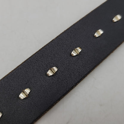 【中古品】【メンズ/レディース】 OVY オヴィー × DECI デシ BRIDLE STUDS NARROW BELT ブライドル スタッズ ナロー ベルト 205-260902-as-19-izu カラー：ブラック 万代Net店