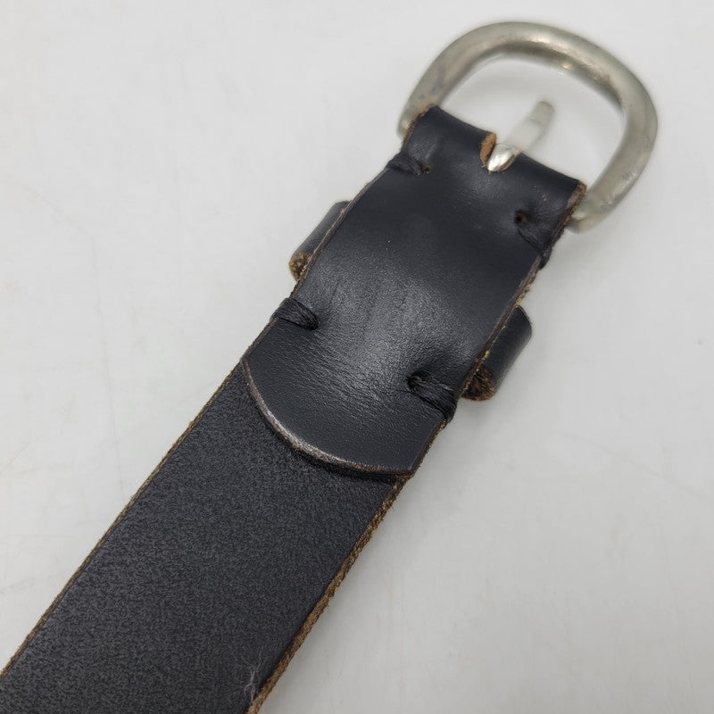 【中古品】【メンズ/レディース】 OVY オヴィー × DECI デシ BRIDLE STUDS NARROW BELT ブライドル スタッズ ナロー ベルト 205-260902-as-19-izu カラー：ブラック 万代Net店