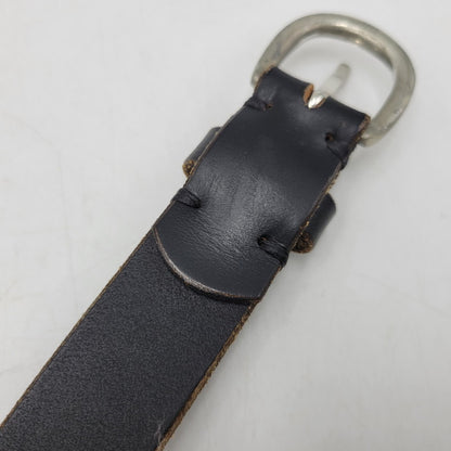 【中古品】【メンズ/レディース】 OVY オヴィー × DECI デシ BRIDLE STUDS NARROW BELT ブライドル スタッズ ナロー ベルト 205-260902-as-19-izu カラー：ブラック 万代Net店