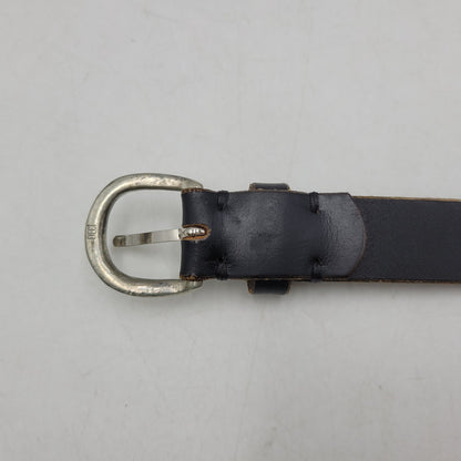 【中古品】【メンズ/レディース】 OVY オヴィー × DECI デシ BRIDLE STUDS NARROW BELT ブライドル スタッズ ナロー ベルト 205-260902-as-19-izu カラー：ブラック 万代Net店