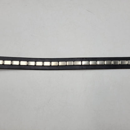 【中古品】【メンズ/レディース】 OVY オヴィー × DECI デシ BRIDLE STUDS NARROW BELT ブライドル スタッズ ナロー ベルト 205-260902-as-19-izu カラー：ブラック 万代Net店