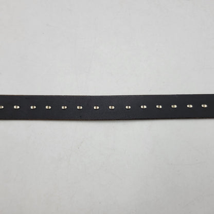 【中古品】【メンズ/レディース】 OVY オヴィー × DECI デシ BRIDLE STUDS NARROW BELT ブライドル スタッズ ナロー ベルト 205-260902-as-19-izu カラー：ブラック 万代Net店