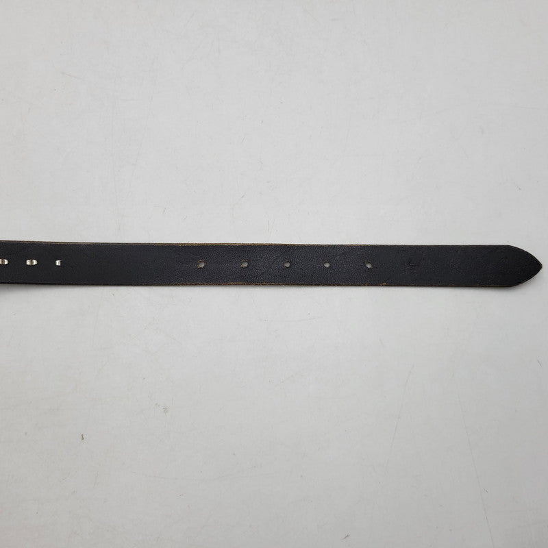 【中古品】【メンズ/レディース】 OVY オヴィー × DECI デシ BRIDLE STUDS NARROW BELT ブライドル スタッズ ナロー ベルト 205-260902-as-19-izu カラー：ブラック 万代Net店
