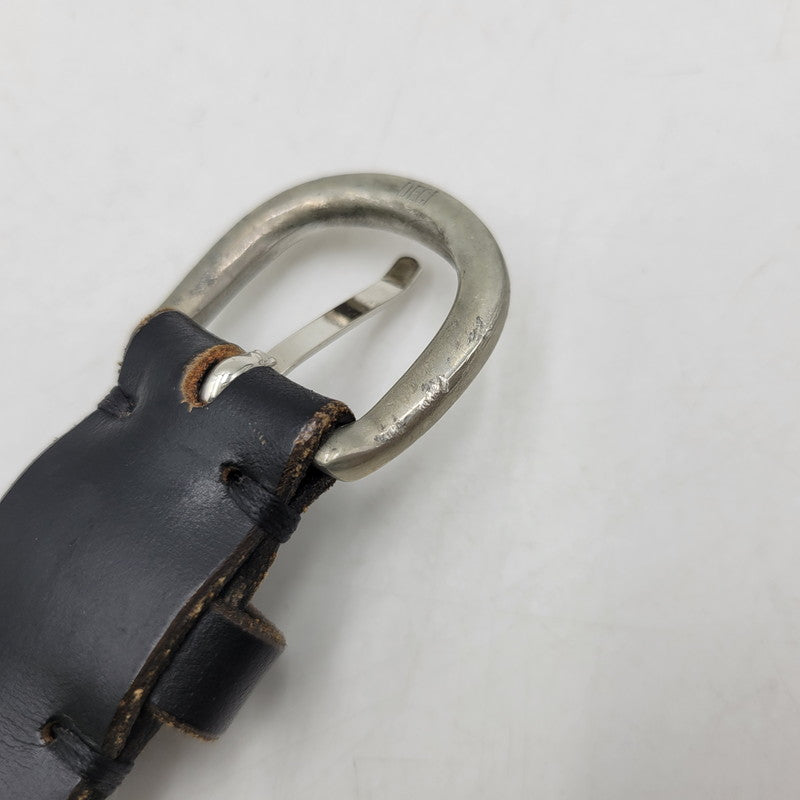 【中古品】【メンズ/レディース】 OVY オヴィー × DECI デシ BRIDLE STUDS NARROW BELT ブライドル スタッズ ナロー ベルト 205-260902-as-19-izu カラー：ブラック 万代Net店