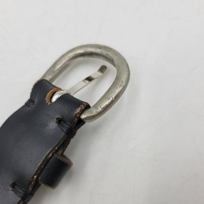 【中古品】【メンズ/レディース】 OVY オヴィー × DECI デシ BRIDLE STUDS NARROW BELT ブライドル スタッズ ナロー ベルト 205-260902-as-19-izu カラー：ブラック 万代Net店