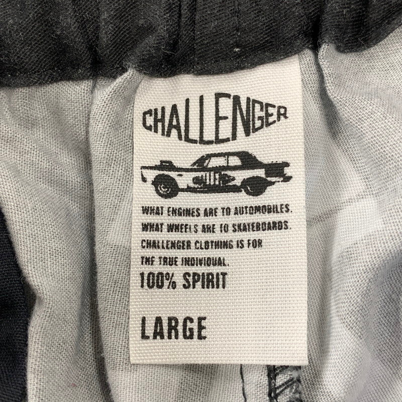 【中古品】【メンズ】 CHALLENGER チャレンジャー CLG-PT 021-003 MUSCLE CHAIN PANTSマッスル チェーン パンツ ズボン ボトムス 153-260903-ya-01-izu サイズ：L カラー：ブラック 万代Net店