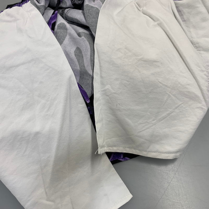 【中古品】【メンズ】 CHALLENGER チャレンジャー CLG-PT 025-004 FIRE PANTS ファイアー パンツ ズボン ボトムス 153-260903-ya-02-izu サイズ：L カラー：ブラック×パープル 万代Net店