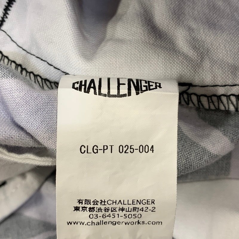 【中古品】【メンズ】 CHALLENGER チャレンジャー CLG-PT 025-004 FIRE PANTS ファイアー パンツ ズボン ボトムス 153-260903-ya-02-izu サイズ：L カラー：ブラック×パープル 万代Net店