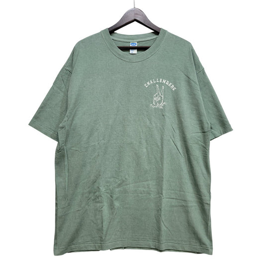 【中古品】【メンズ】 CHALLENGER チャレンジャー PIGMENT PEACE TEE ピグメント ピース Tシャツ 半袖 142-260911-as-03-izu サイズ：L カラー：ミント 万代Net店