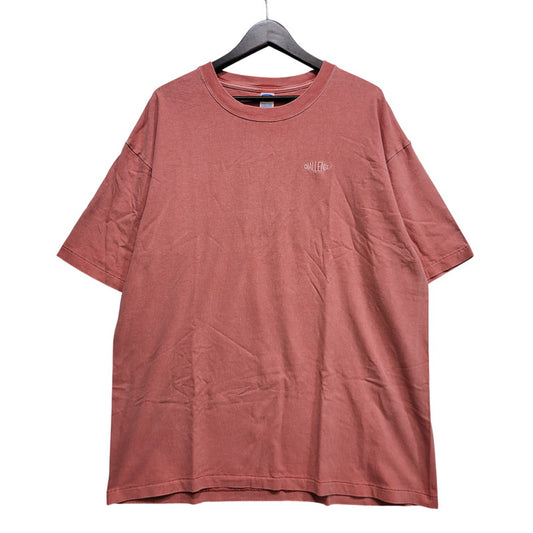 【中古品】【メンズ】 CHALLENGER チャレンジャー PIGMENT LOGO TEE ピグメント ロゴ Tシャツ 半袖 142-260911-as-05-izu サイズ：L カラー：LT CHERRY 万代Net店