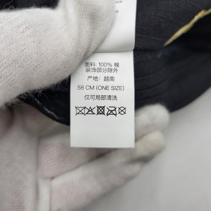【中古品】【メンズ/レディース】 Supreme シュプリーム MILITARY CAMP CAP ミリタリー キャンプ キャップ 帽子 185-260902-as-06-izu サイズ：ONE SIZE（58cm） カラー：ブラック 万代Net店
