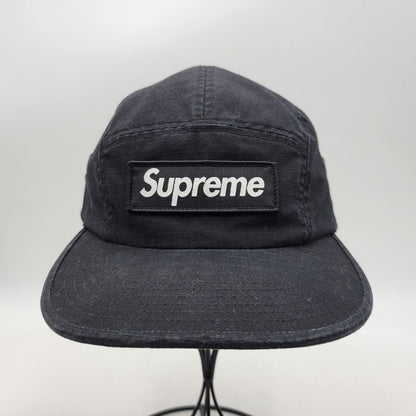 【中古品】【メンズ/レディース】 Supreme シュプリーム MILITARY CAMP CAP ミリタリー キャンプ キャップ 帽子 185-260902-as-06-izu サイズ：ONE SIZE（58cm） カラー：ブラック 万代Net店