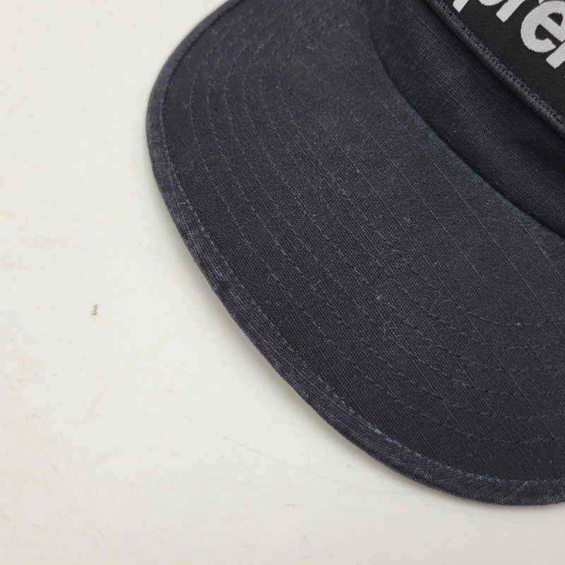 【中古品】【メンズ/レディース】 Supreme シュプリーム MILITARY CAMP CAP ミリタリー キャンプ キャップ 帽子 185-260902-as-06-izu サイズ：ONE SIZE（58cm） カラー：ブラック 万代Net店
