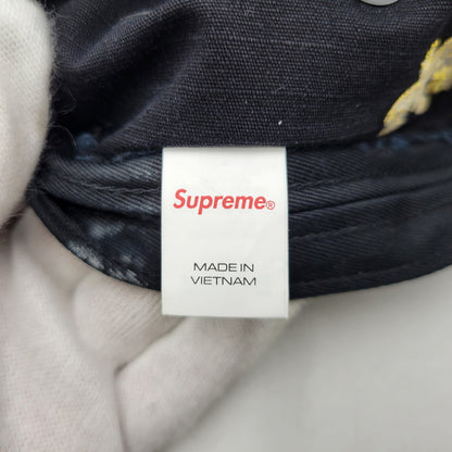 【中古品】【メンズ/レディース】 Supreme シュプリーム MILITARY CAMP CAP ミリタリー キャンプ キャップ 帽子 185-260902-as-06-izu サイズ：ONE SIZE（58cm） カラー：ブラック 万代Net店