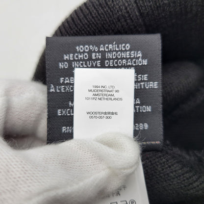 【中古美品】【メンズ/レディース】 Supreme シュプリーム DEVIL S LOGO BEANIE デビル Sロゴ ビーニー ニット帽 帽子 185-260902-as-07-izu サイズ：ONE SIZE カラー：ブラック 万代Net店