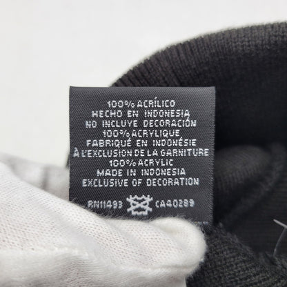 【中古美品】【メンズ/レディース】 Supreme シュプリーム DEVIL S LOGO BEANIE デビル Sロゴ ビーニー ニット帽 帽子 185-260902-as-07-izu サイズ：ONE SIZE カラー：ブラック 万代Net店