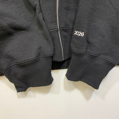 【中古品】【メンズ】 Supreme シュプリーム DEVIL S LOGO ZIP UP HOODED SWEATSHIRT デビル Sロゴ ジップアップ フーデッドスウェットシャツ パーカー 149-260902-as-01-izu サイズ：L カラー：ブラック 万代Net店