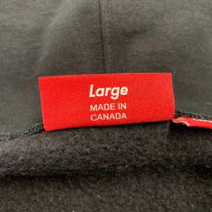 【中古品】【メンズ】 Supreme シュプリーム DEVIL S LOGO ZIP UP HOODED SWEATSHIRT デビル Sロゴ ジップアップ フーデッドスウェットシャツ パーカー 149-260902-as-01-izu サイズ：L カラー：ブラック 万代Net店