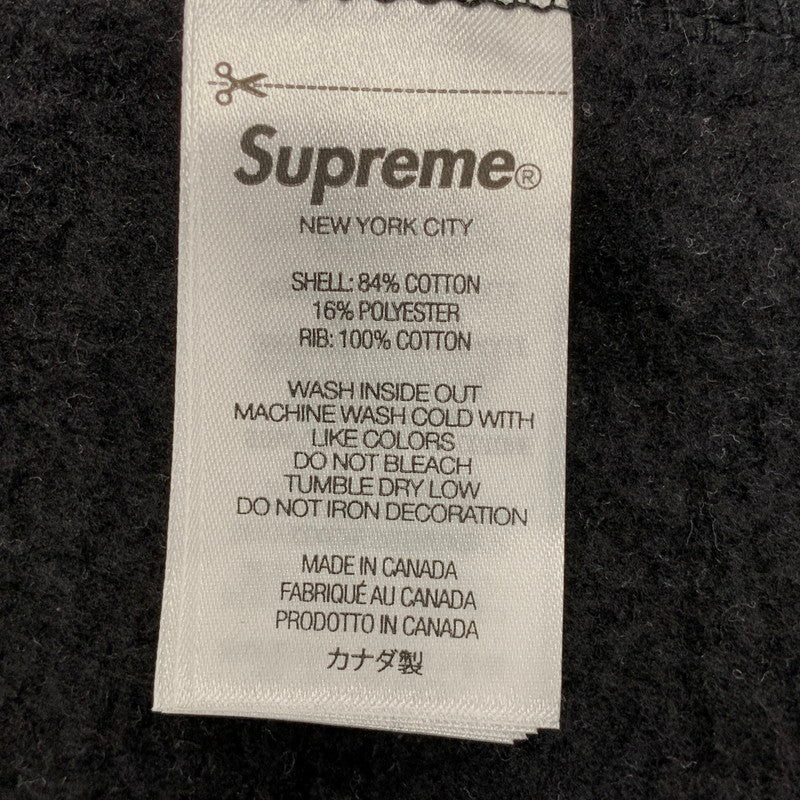 【中古品】【メンズ】 Supreme シュプリーム DEVIL S LOGO ZIP UP HOODED SWEATSHIRT デビル Sロゴ ジップアップ フーデッドスウェットシャツ パーカー 149-260902-as-01-izu サイズ：L カラー：ブラック 万代Net店