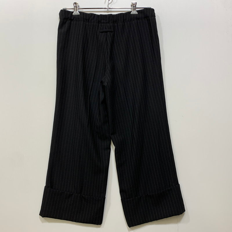 【中古品】【メンズ】 JEAN PAUL GAULTIER ジャンポール・ゴルチェ 8705651 STRIPE SLACKS PANTS ストライプ スラックス パンツ ズボン ボトムス 152-260903-ya-04-izu サイズ：M カラー：ブラック 万代Net店