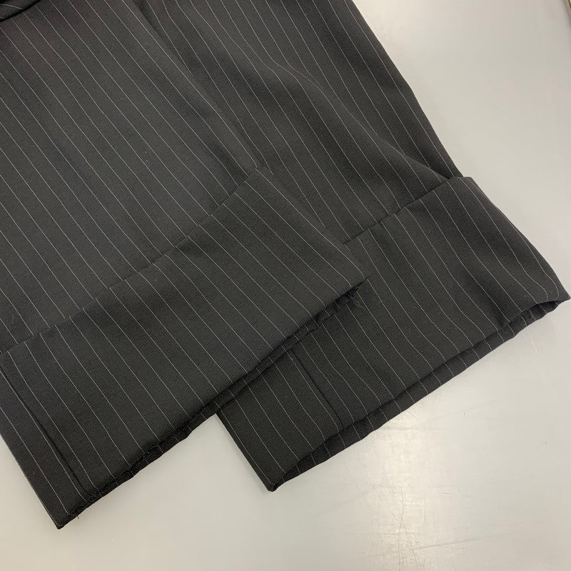 【中古品】【メンズ】 JEAN PAUL GAULTIER ジャンポール・ゴルチェ 8705651 STRIPE SLACKS PANTS ストライプ スラックス パンツ ズボン ボトムス 152-260903-ya-04-izu サイズ：M カラー：ブラック 万代Net店