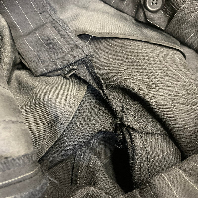 【中古品】【メンズ】 JEAN PAUL GAULTIER ジャンポール・ゴルチェ 8705651 STRIPE SLACKS PANTS ストライプ スラックス パンツ ズボン ボトムス 152-260903-ya-04-izu サイズ：M カラー：ブラック 万代Net店