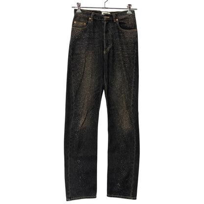 【中古品】【メンズ】 MAGLIANO マリアーノ SPRAY PAINT BLACK DENIM PANTS スプレー ペイント ブラック デニム パンツ ボトムス 152-260901-kh-03-izu サイズ：XS カラー：ブラック 万代Net店