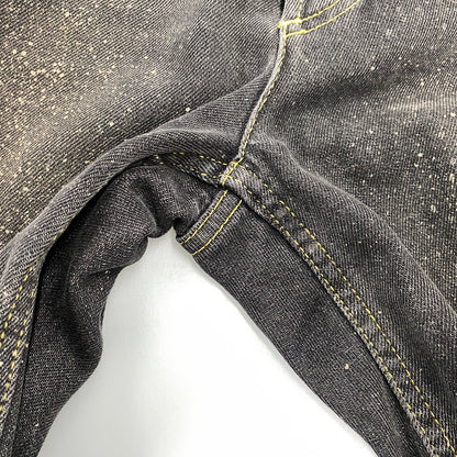 【中古品】【メンズ】 MAGLIANO マリアーノ SPRAY PAINT BLACK DENIM PANTS スプレー ペイント ブラック デニム パンツ ボトムス 152-260901-kh-03-izu サイズ：XS カラー：ブラック 万代Net店