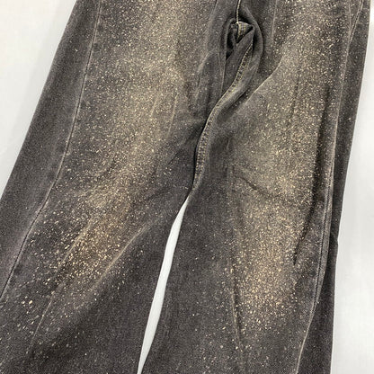 【中古品】【メンズ】 MAGLIANO マリアーノ SPRAY PAINT BLACK DENIM PANTS スプレー ペイント ブラック デニム パンツ ボトムス 152-260901-kh-03-izu サイズ：XS カラー：ブラック 万代Net店