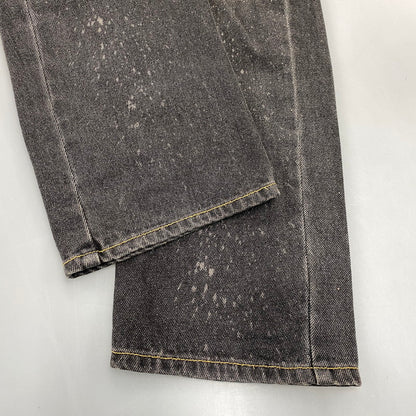 【中古品】【メンズ】 MAGLIANO マリアーノ SPRAY PAINT BLACK DENIM PANTS スプレー ペイント ブラック デニム パンツ ボトムス 152-260901-kh-03-izu サイズ：XS カラー：ブラック 万代Net店