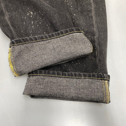 【中古品】【メンズ】 MAGLIANO マリアーノ SPRAY PAINT BLACK DENIM PANTS スプレー ペイント ブラック デニム パンツ ボトムス 152-260901-kh-03-izu サイズ：XS カラー：ブラック 万代Net店