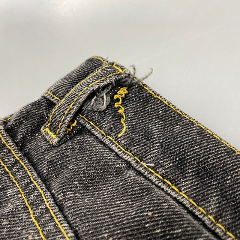 【中古品】【メンズ】 MAGLIANO マリアーノ SPRAY PAINT BLACK DENIM PANTS スプレー ペイント ブラック デニム パンツ ボトムス 152-260901-kh-03-izu サイズ：XS カラー：ブラック 万代Net店