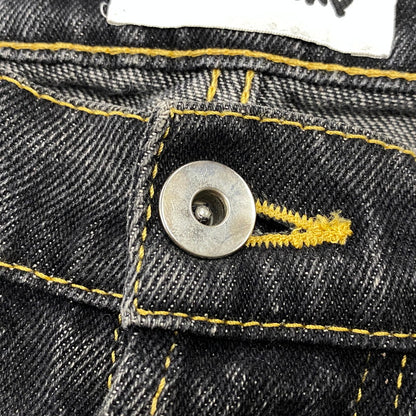 【中古品】【メンズ】 MAGLIANO マリアーノ SPRAY PAINT BLACK DENIM PANTS スプレー ペイント ブラック デニム パンツ ボトムス 152-260901-kh-03-izu サイズ：XS カラー：ブラック 万代Net店