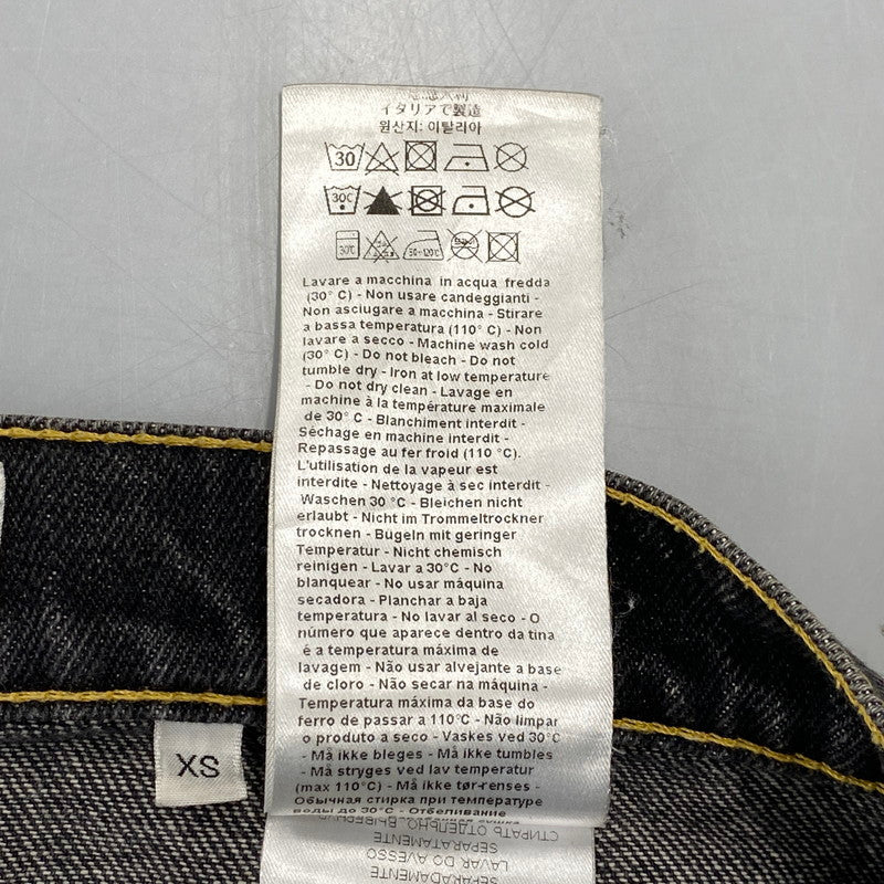 【中古品】【メンズ】 MAGLIANO マリアーノ SPRAY PAINT BLACK DENIM PANTS スプレー ペイント ブラック デニム パンツ ボトムス 152-260901-kh-03-izu サイズ：XS カラー：ブラック 万代Net店