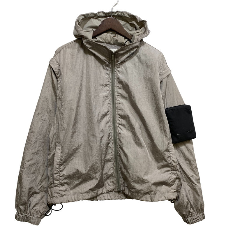 【中古品】【メンズ】 HELIOT EMIL ヘリオット エミル PANEL TRACK JACKET パネル トラック ジャケット アウター 141-260902-kh-02-izu サイズ：M カラー：グレー 万代Net店