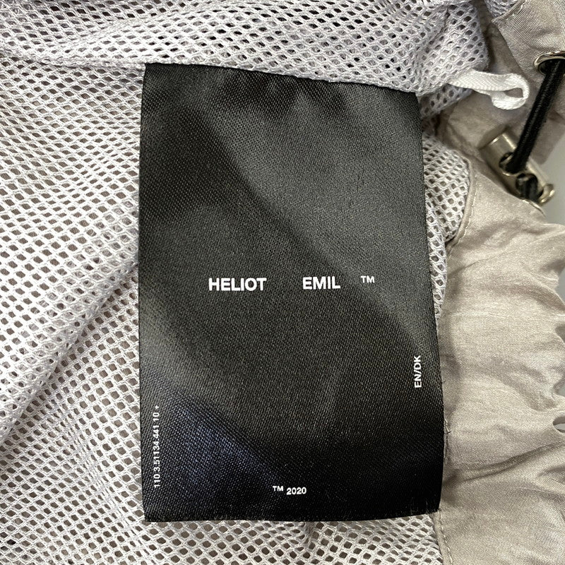 【中古品】【メンズ】 HELIOT EMIL ヘリオット エミル PANEL TRACK JACKET パネル トラック ジャケット アウター 141-260902-kh-02-izu サイズ：M カラー：グレー 万代Net店