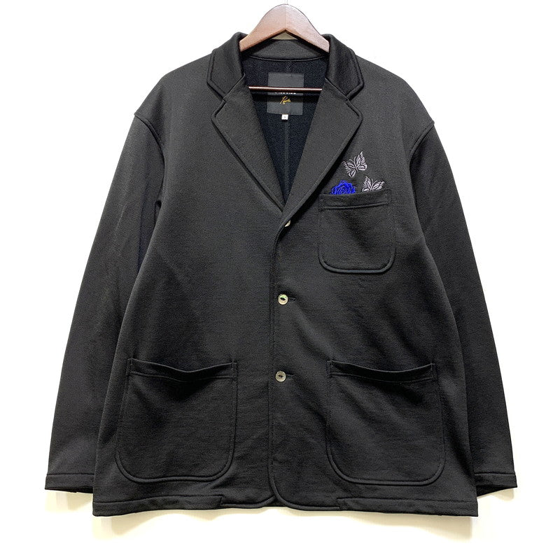 【中古品】【メンズ】 NEEDLES ニードルス × WILDSIDE YOHJI YAMAMOTO ワイルドサイド ヨウジヤマモト RW1530 EASY 3B JACKET イージー スリーボタン ジャケット アウター 140-260903-ya-06-izu サイズ：S カラー：ブラック 万代Net店