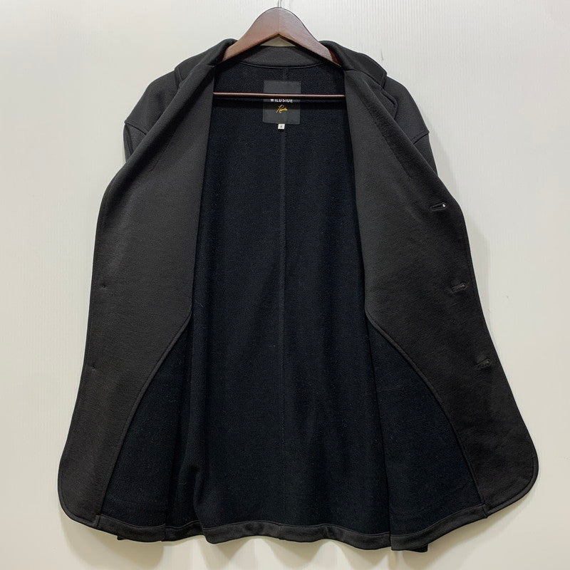 【中古品】【メンズ】 NEEDLES ニードルス × WILDSIDE YOHJI YAMAMOTO ワイルドサイド ヨウジヤマモト RW1530 EASY 3B JACKET イージー スリーボタン ジャケット アウター 140-260903-ya-06-izu サイズ：S カラー：ブラック 万代Net店