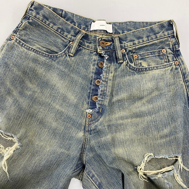 【中古品】【メンズ】 SUGARHILL シュガーヒル 25880409 DAMAGED MODERN DENIM PANTS WIDE CUT ダメージ モダン デニム パンツ ワイドカット ボトムス 151-260901-kh-07-izu サイズ：30 カラー：インディゴ系 万代Net店