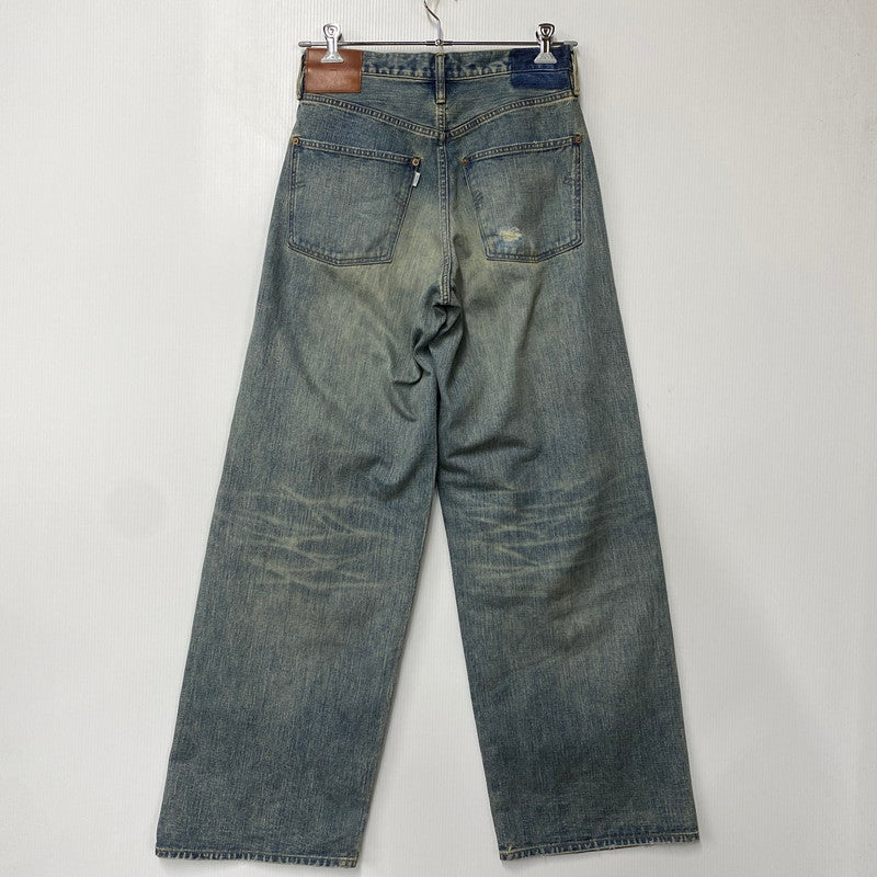【中古品】【メンズ】 SUGARHILL シュガーヒル 25880409 DAMAGED MODERN DENIM PANTS WIDE CUT ダメージ モダン デニム パンツ ワイドカット ボトムス 151-260901-kh-07-izu サイズ：30 カラー：インディゴ系 万代Net店